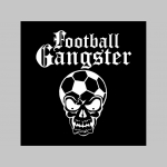 Football Gangster čierna zimná letecká bunda BOMBER typu MA-1 z pevného materiálu s masívnym zipsom na zapínanie 100%nylón, čiastočne vodeodolná